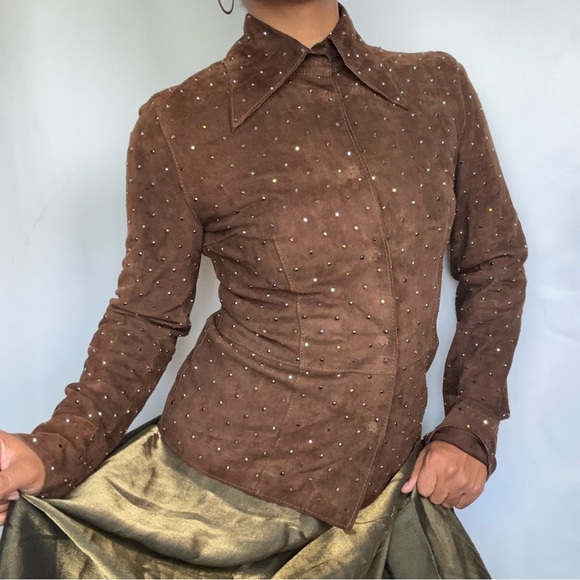 Dolce & Gabbana rhinestone button down shirt - Picture 1 of 7